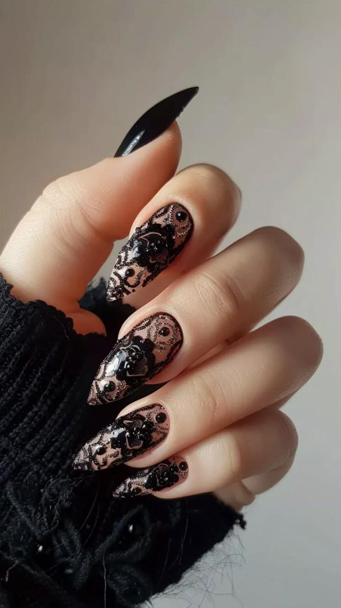 ногти с рисунком животных
